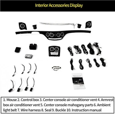 Conjunto de painel W222 de atualização de classe S-