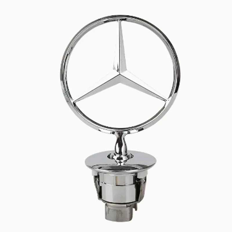 Logotipo do emblema cromado para Mercedes Benz